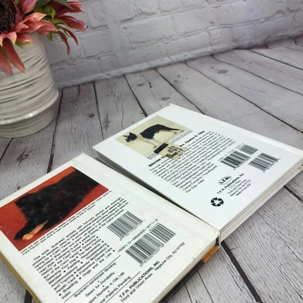 1990 vintage terriers book bundle cairn and boston